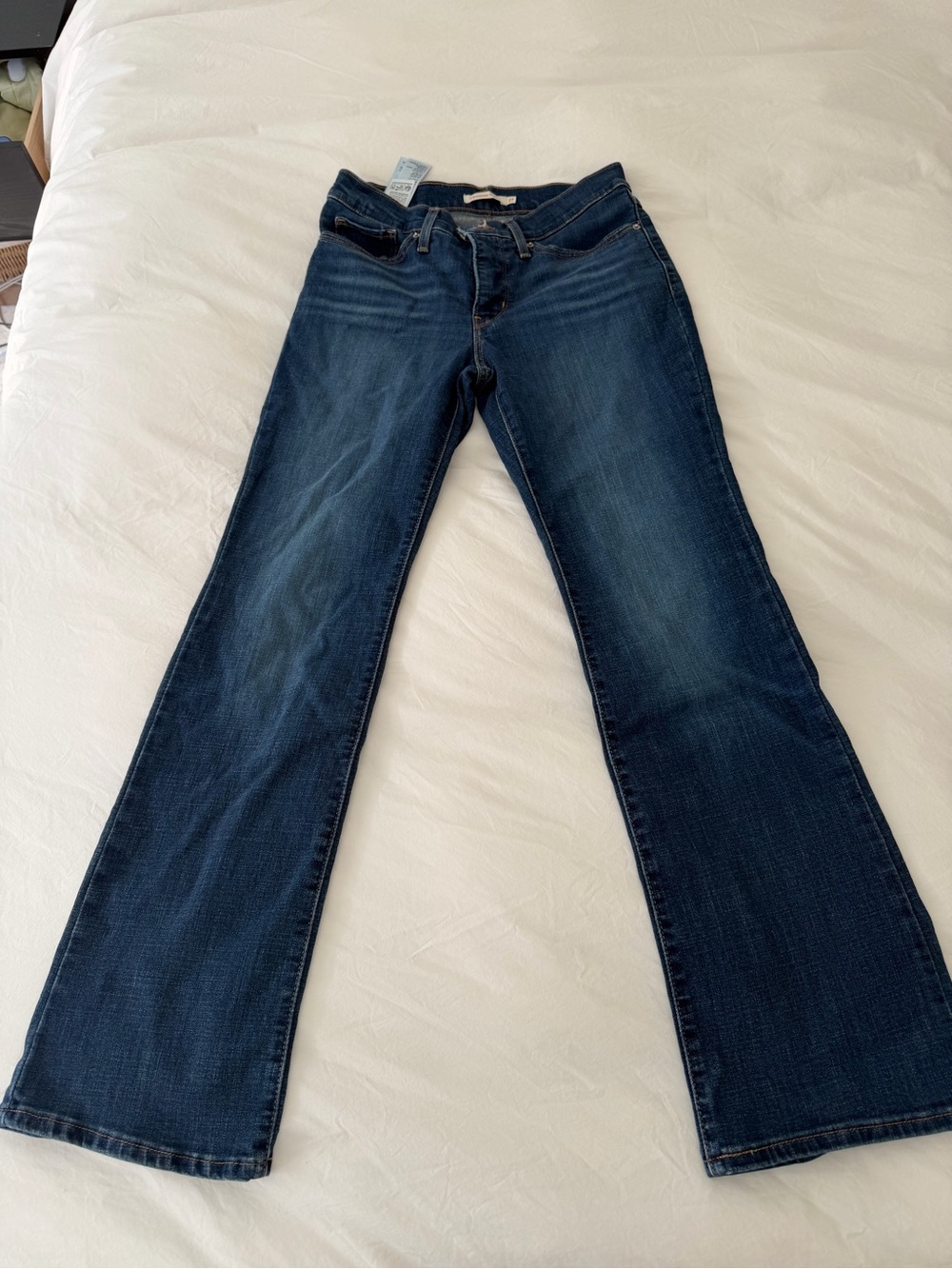 Levi's Dark Blue Flared Jeans